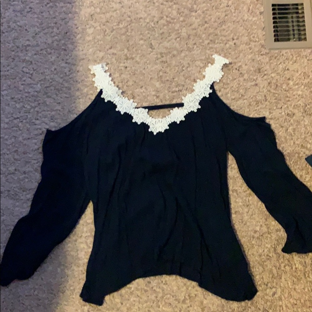 Charlotte Russe off the shoulder shirt